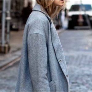 Theory Wool + Cashmere Blend Jacket Coat New